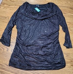NWT Maurice's 3/4 Sleeve Dressy Sparkly Top Size 0